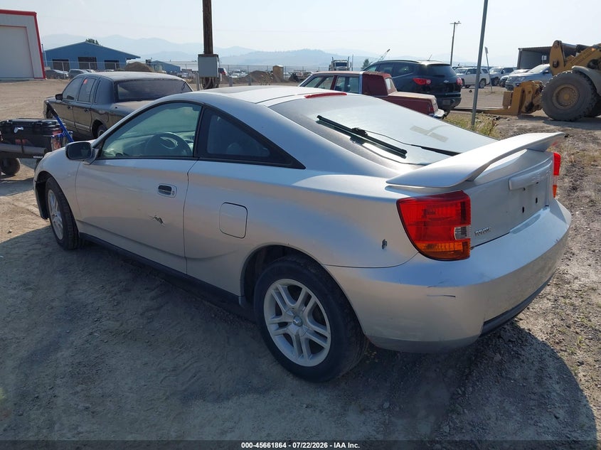 2002 Toyota Celica VIN JTDDR32T120117900 IAAI salvage auction — NORMAL WEAR, Clear (Montana), sold $25 on 2026-07-29 (photo 3)