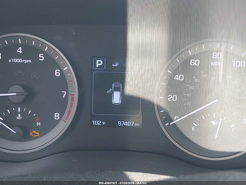 2017 Hyundai Tucson VIN KM8J33A22HU549020 IAAI salvage auction — NORMAL WEAR, Original (Texas), sold $3,100 on 2026-07-28 (photo 7)