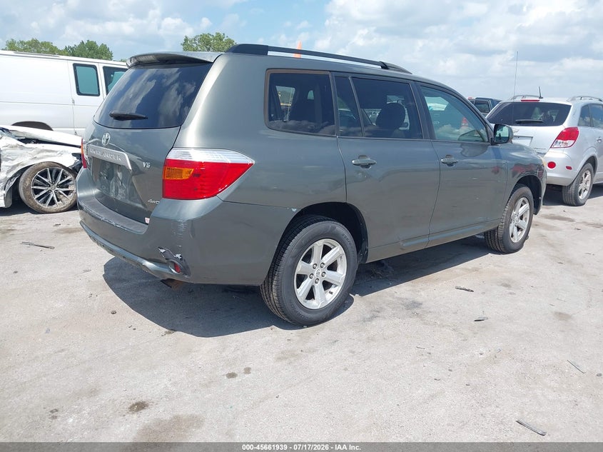 2008 Toyota Highlander VIN JTEES41A482035294 IAAI salvage auction — RIGHT REAR, Regular Certificate (Iowa), sold $1,250 on 2026-07-28 (photo 4)