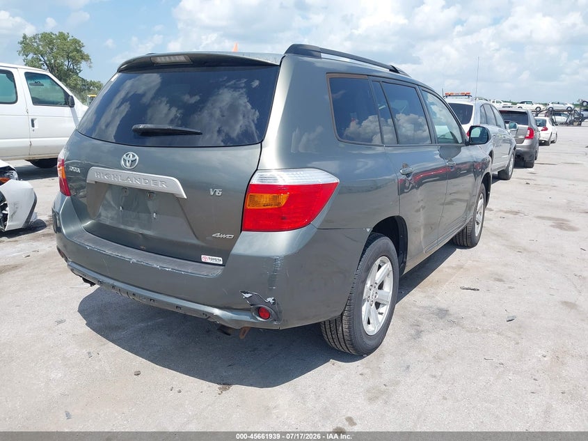 2008 Toyota Highlander VIN JTEES41A482035294 IAAI salvage auction — RIGHT REAR, Regular Certificate (Iowa), sold $1,250 on 2026-07-28 (photo 6)