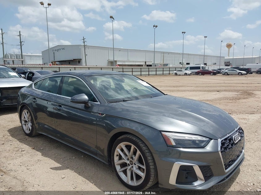 2024 Audi A5 VIN WAUFACF53RA095833 IAAI salvage auction — HAIL, Salvage Title, sold $19,500 on 2026-07-23 (photo 1)