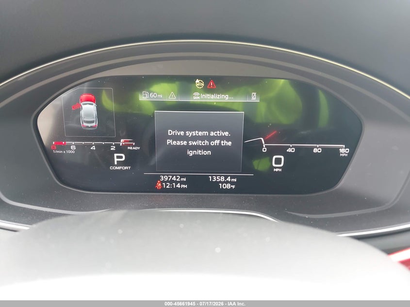 2024 Audi A5 VIN WAUFACF53RA095833 IAAI salvage auction — HAIL, Salvage Title, sold $19,500 on 2026-07-23 (photo 7)