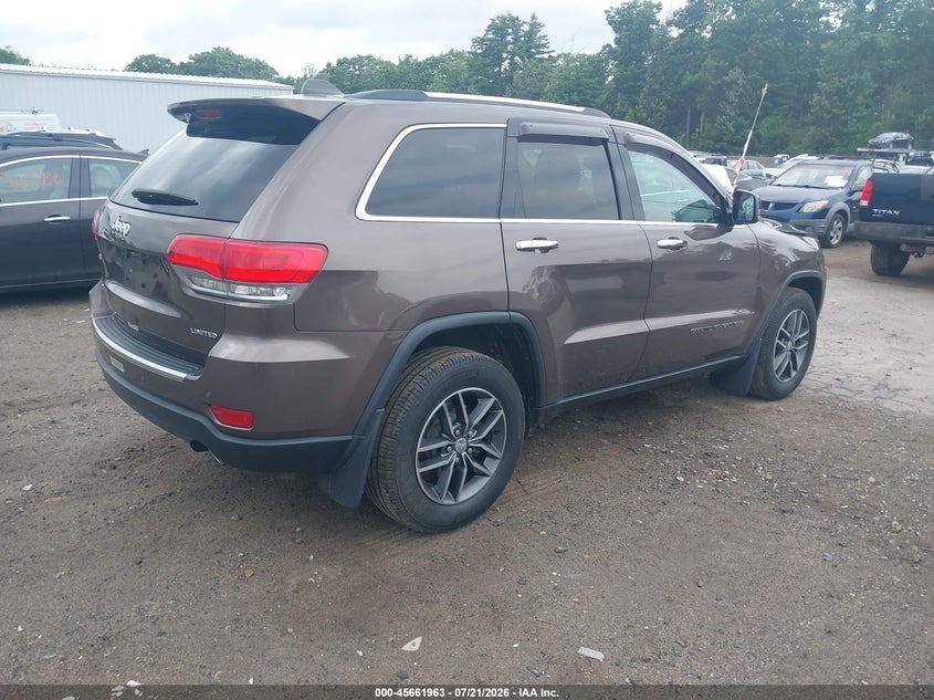 2018 Jeep Grand cherokee VIN 1C4RJFBG4JC502463 IAAI salvage auction — FRONT END, Salvage Title, sold $8,200 on 2026-08-22 (photo 4)