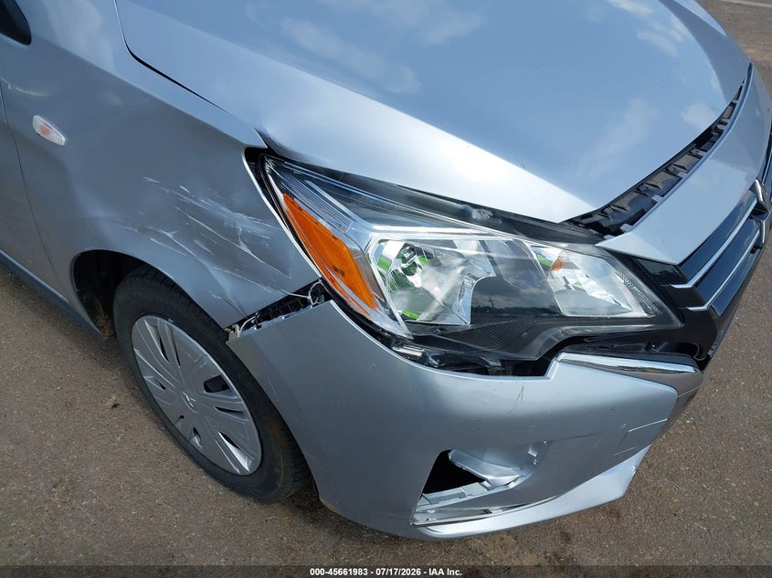 2024 Mitsubishi Mirage VIN ML32AUHJ9RH025474 IAAI salvage auction — RIGHT FRONT, Enterprise Vehicles Clear Only (Illinois), sold $7,375 on 2026-07-22 (photo 6)
