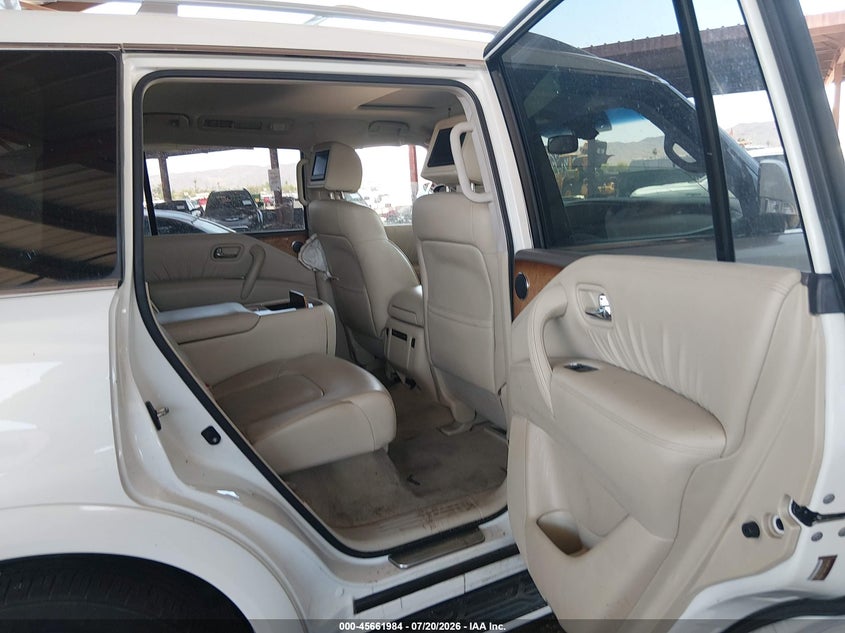 2012 Infiniti Qx56 VIN JN8AZ2NE7C9022639 IAAI salvage auction — SIDE, Wait Title, sold $2,000 on 2026-08-03 (photo 8)