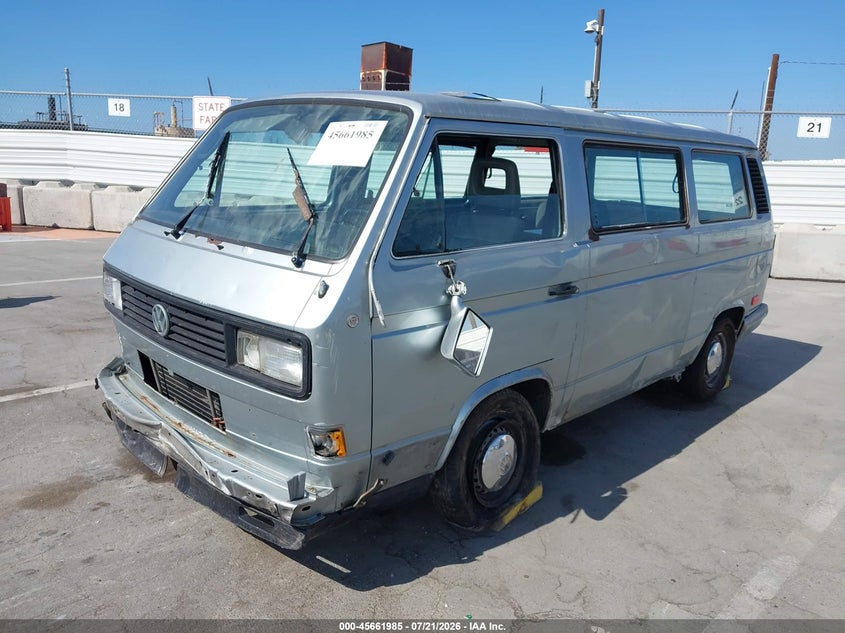 1987 Volkswagen Vanagon VIN WV2YB0254HH070444 IAAI salvage auction — FRONT END, Salvage (California), sold $1,100 on 2026-08-19 (photo 2)