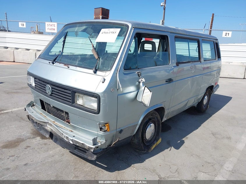 1987 Volkswagen Vanagon VIN WV2YB0254HH070444 IAAI salvage auction — FRONT END, Salvage (California), sold $1,100 on 2026-08-19 (photo 6)
