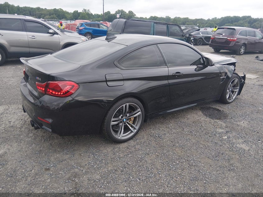 2016 BMW M4 VIN WBS3R9C53GK336750 IAAI salvage auction — RIGHT FRONT, Salvage - Greater Than 75% (Maryland), sold $16,400 on 2026-08-03 (photo 4)
