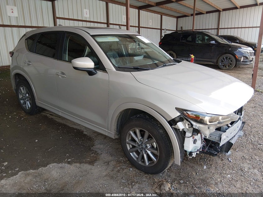 2025 Mazda Cx-5 VIN JM3KFBCL2S0679028 IAAI salvage auction — FRONT END, Enterprise Vehicles Clear Only (Texas), sold $17,400 on 2026-07-22 (photo 1)