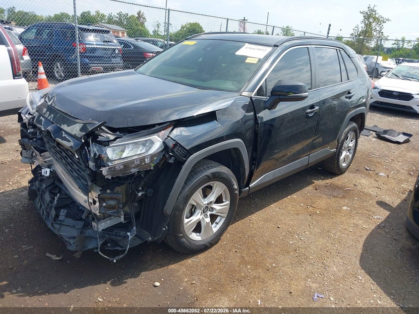 2019 Toyota Rav 4 VIN 2T3P1RFV1KC059884 IAAI salvage auction — FRONT END, Wait Title, sold $7,750 on 2026-09-08 (photo 2)