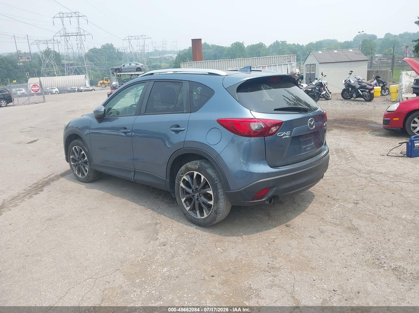 2016 Mazda Cx-5 VIN JM3KE4DY5G0736256 IAAI salvage auction — FRONT END, Salvage (Pennsylvania), sold $3,100 on 2026-07-31 (photo 3)
