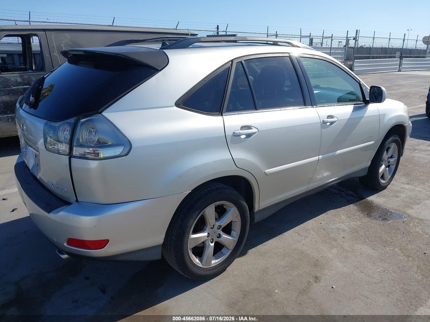 2004 Lexus Rx 330 VIN JTJGA31UX40037641 IAAI salvage auction — REAR END, Salvage (California), sold $25 on 2026-07-29 (photo 4)