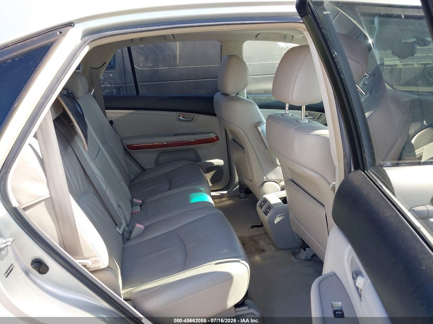 2004 Lexus Rx 330 VIN JTJGA31UX40037641 IAAI salvage auction — REAR END, Salvage (California), sold $25 on 2026-07-29 (photo 8)