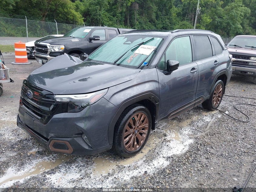 2025 Subaru Forester VIN JF2SLDHC0SH531419 IAAI salvage auction — FRONT END, Wait Title, sold $7,300 on 2026-08-25 (photo 2)