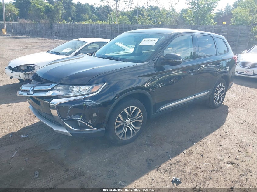 2016 Mitsubishi Outlander VIN JA4AZ3A38GZ049872 IAAI salvage auction — FRONT END, Clear (Massachusetts), sold $1,850 on 2026-08-01 (photo 2)