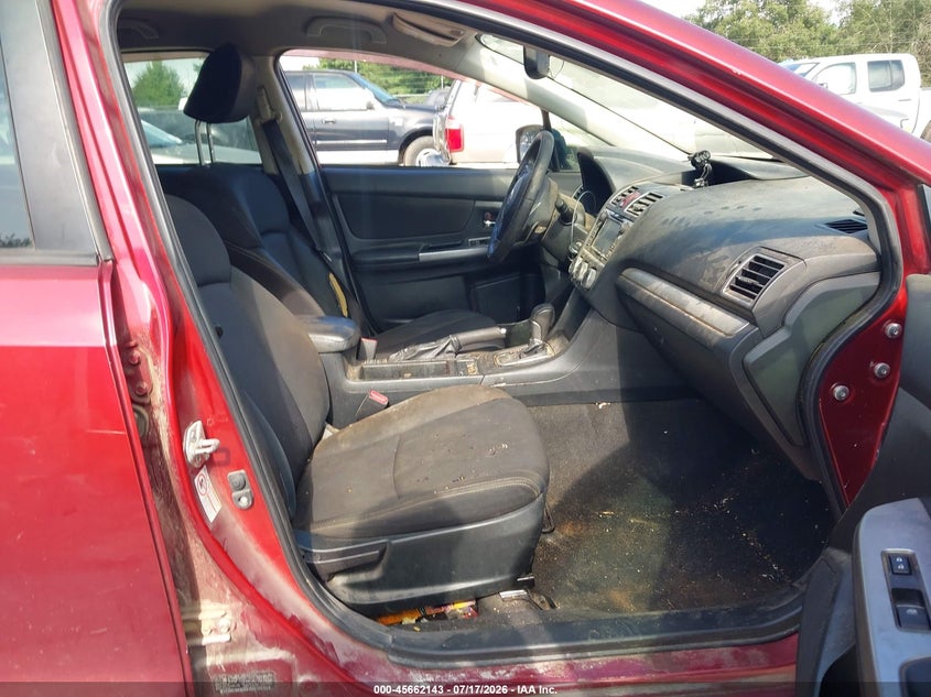 2016 Subaru Impreza VIN JF1GPAP68G8275207 IAAI salvage auction — NORMAL WEAR, Clear (Alabama), sold $25 on 2026-07-29 (photo 5)