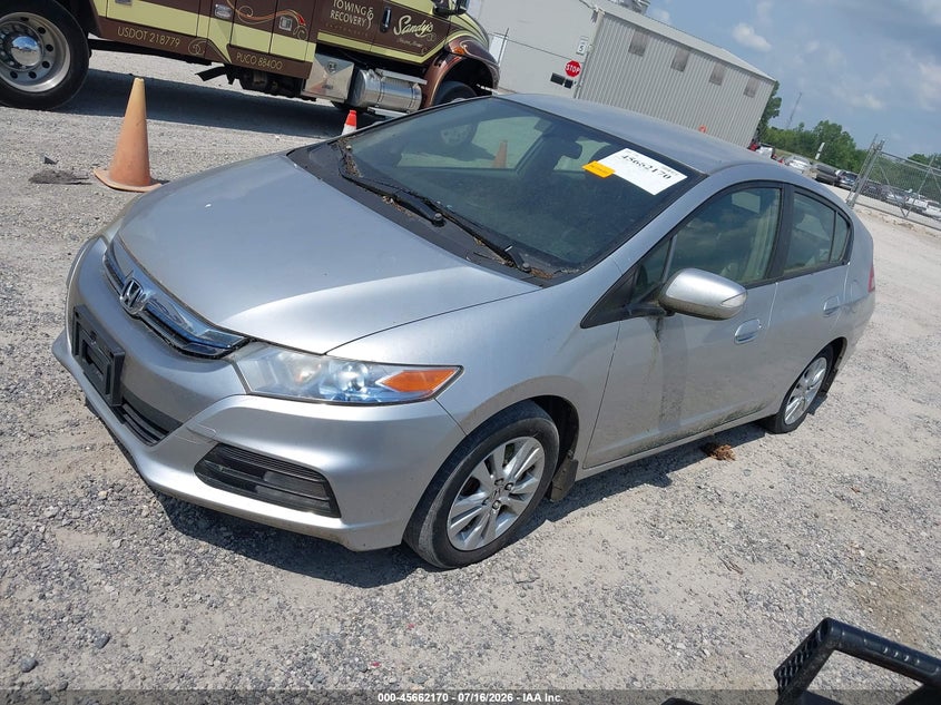 2012 Honda Insight VIN JHMZE2H75CS000833 IAAI salvage auction — NORMAL WEAR, Original (Ohio), sold $175 on 2026-07-28 (photo 2)