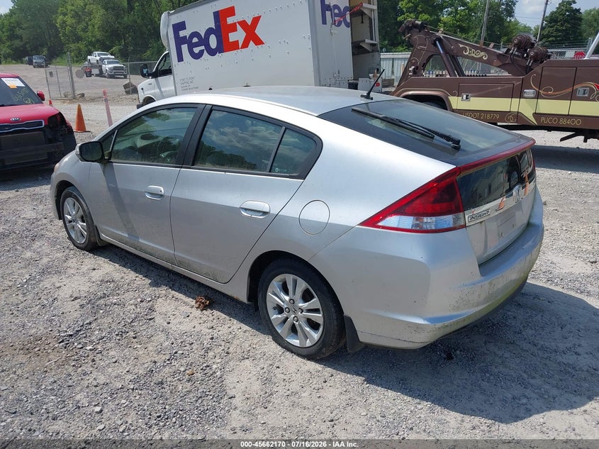 2012 Honda Insight VIN JHMZE2H75CS000833 IAAI salvage auction — NORMAL WEAR, Original (Ohio), sold $175 on 2026-07-28 (photo 3)