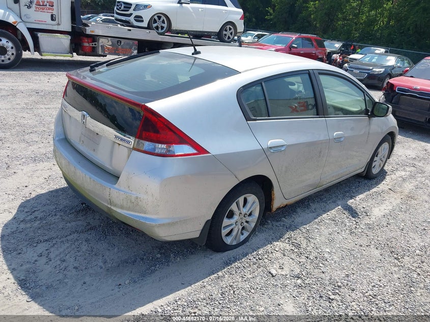 2012 Honda Insight VIN JHMZE2H75CS000833 IAAI salvage auction — NORMAL WEAR, Original (Ohio), sold $175 on 2026-07-28 (photo 4)