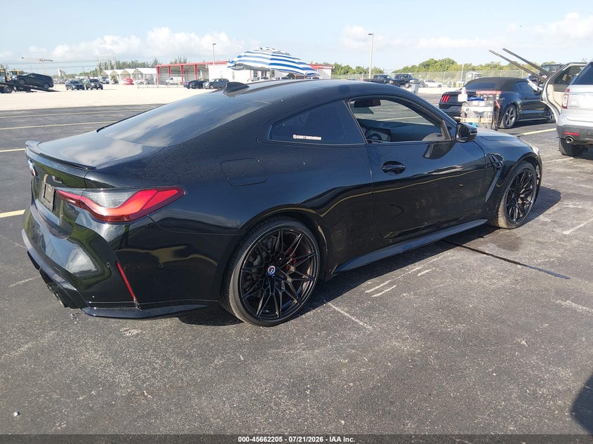 2023 BMW M4 VIN WBS43AZ05PCM25152 IAAI salvage auction — UNDERCARRIAGE, Salvage Title, sold $37,975 on 2026-09-08 (photo 4)