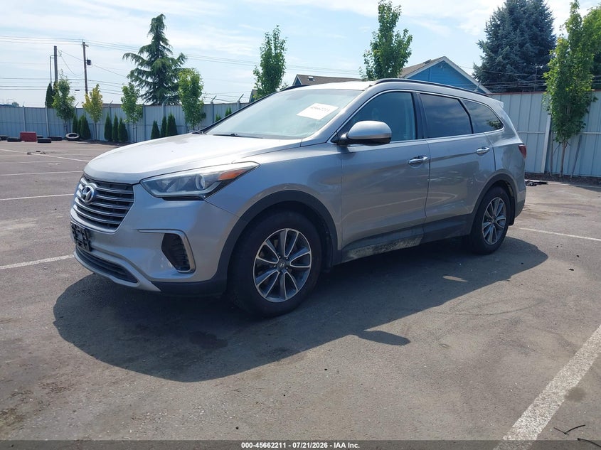 2017 Hyundai Santa fe VIN KM8SMDHF3HU223436 IAAI salvage auction — NORMAL WEAR, Salvage Title, sold $1,000 on 2026-07-28 (photo 2)