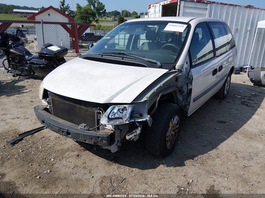 2007 Dodge Caravan VIN 1D4GP25E07B247594 IAAI salvage auction — FRONT END, Salvage (Arkansas), sold $150 on 2026-08-03 (photo 6)