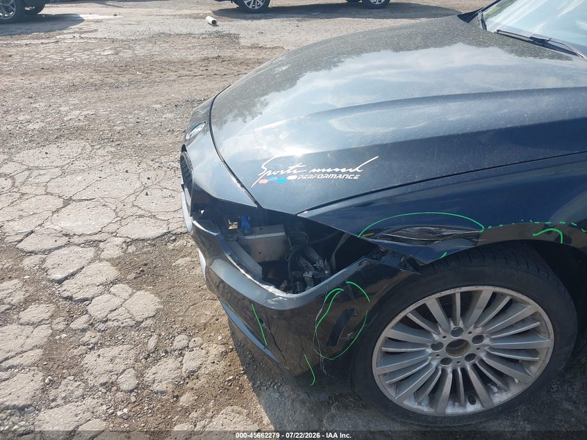 2014 BMW 3er VIN WBA3B3C56EJ982177 IAAI salvage auction — LEFT FRONT, Salvage Title, sold $1,100 on 2026-08-07 (photo 6)