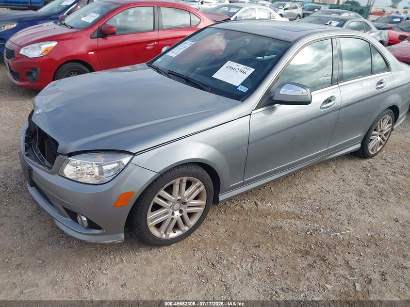 2008 Mercedes-benz C class VIN WDDGF81X68F194488 IAAI salvage auction — FRONT END, Salvage (Texas), sold $1,150 on 2026-08-03 (photo 2)
