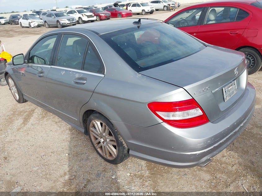 2008 Mercedes-benz C class VIN WDDGF81X68F194488 IAAI salvage auction — FRONT END, Salvage (Texas), sold $1,150 on 2026-08-03 (photo 3)