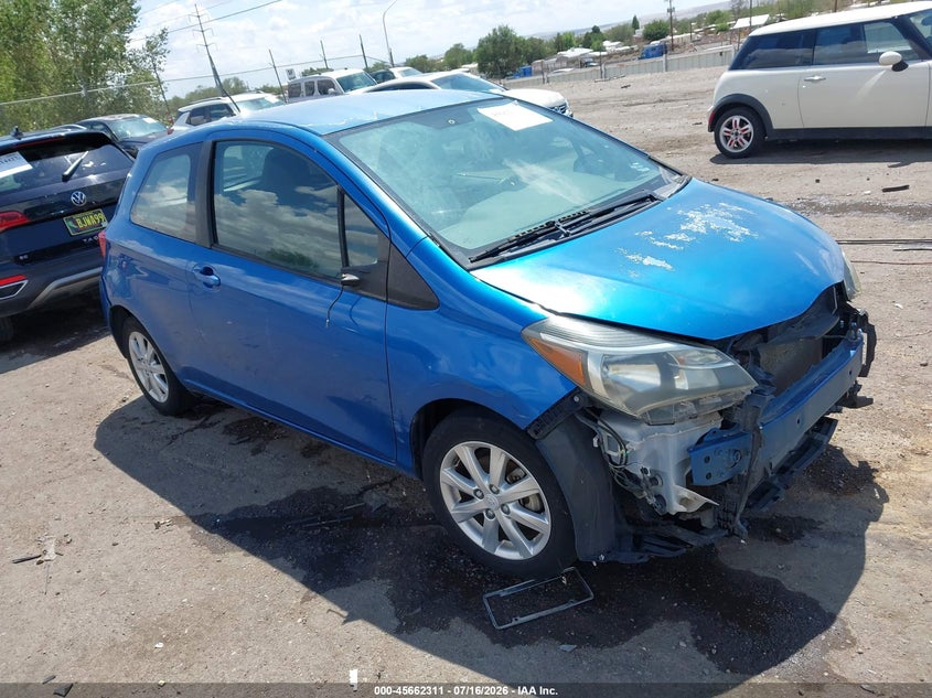 2015 Toyota Yaris VIN VNKJTUD30FA027233 IAAI salvage auction — NORMAL WEAR, Clear (New Mexico), sold $925 on 2026-07-29 (photo 1)
