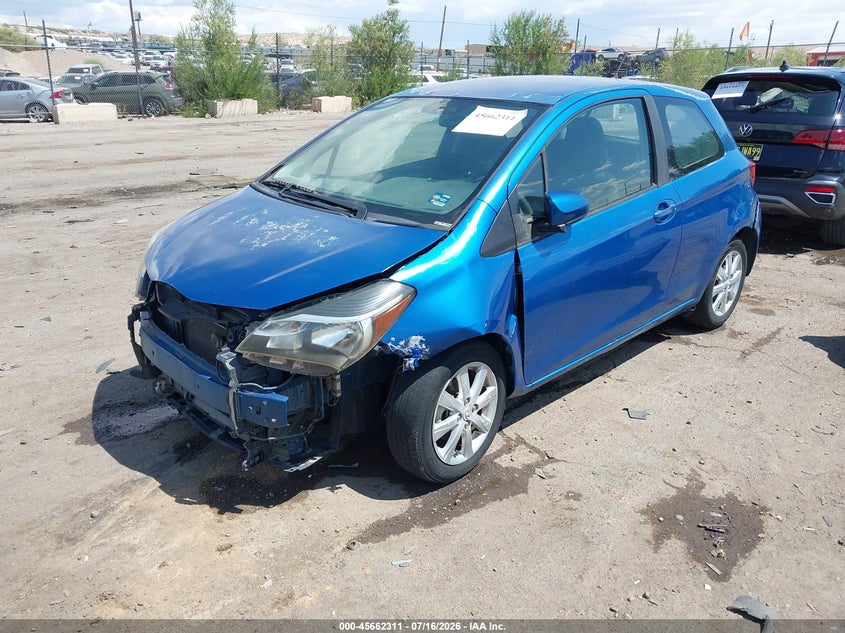 2015 Toyota Yaris VIN VNKJTUD30FA027233 IAAI salvage auction — NORMAL WEAR, Clear (New Mexico), sold $925 on 2026-07-29 (photo 2)