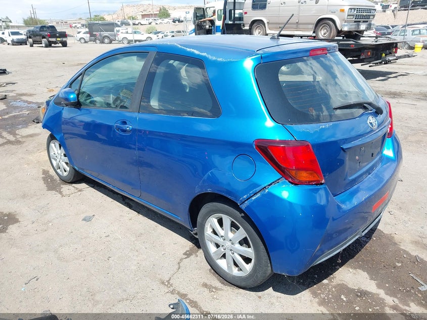 2015 Toyota Yaris VIN VNKJTUD30FA027233 IAAI salvage auction — NORMAL WEAR, Clear (New Mexico), sold $925 on 2026-07-29 (photo 3)