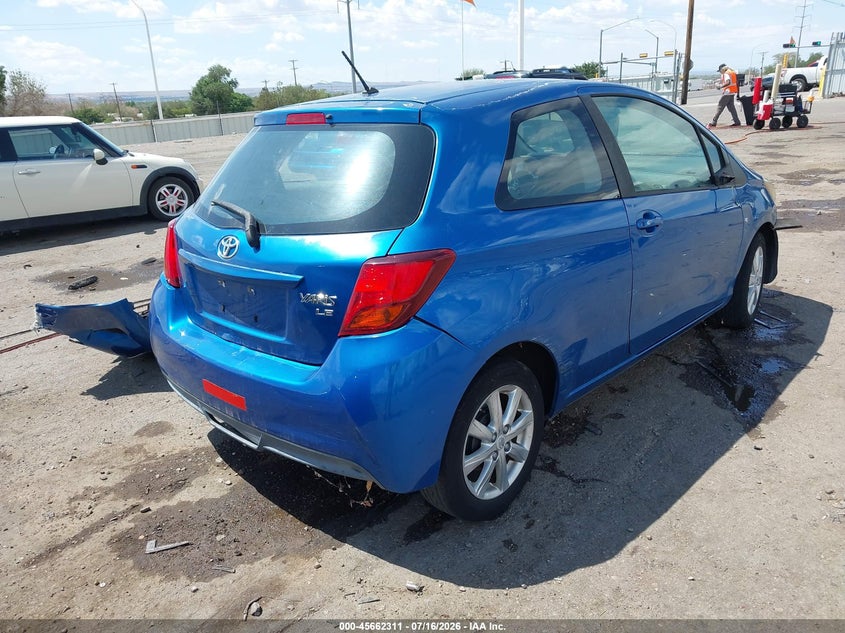 2015 Toyota Yaris VIN VNKJTUD30FA027233 IAAI salvage auction — NORMAL WEAR, Clear (New Mexico), sold $925 on 2026-07-29 (photo 4)