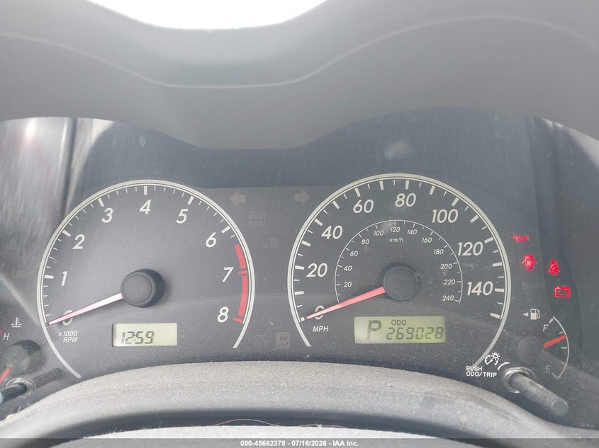 2009 Toyota Corolla VIN JTDBL40E09J029198 IAAI salvage auction — NORMAL WEAR, Clear (Colorado), sold $750 on 2026-07-30 (photo 7)