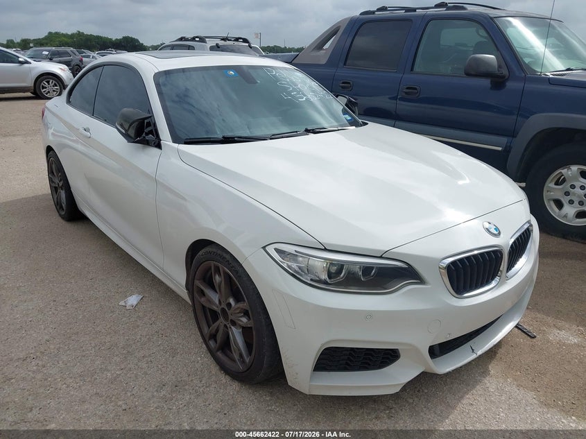 2015 BMW 2er VIN WBA1J7C56FV358410 IAAI salvage auction — NORMAL WEAR, Original (Texas), sold $2,150 on 2026-07-28 (photo 1)