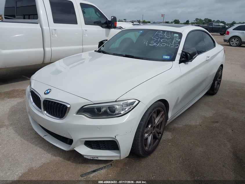 2015 BMW 2er VIN WBA1J7C56FV358410 IAAI salvage auction — NORMAL WEAR, Original (Texas), sold $2,150 on 2026-07-28 (photo 2)