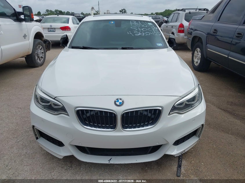 2015 BMW 2er VIN WBA1J7C56FV358410 IAAI salvage auction — NORMAL WEAR, Original (Texas), sold $2,150 on 2026-07-28 (photo 6)
