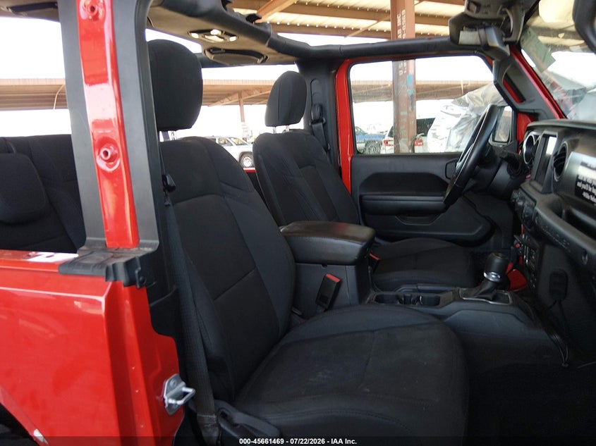 2021 Jeep Wrangler / VIN 1C4HJXAG1MW794160 IAAI salvage auction — RIGHT REAR, Salvage Title, sold $11,500 on 2026-08-01 (photo 8)