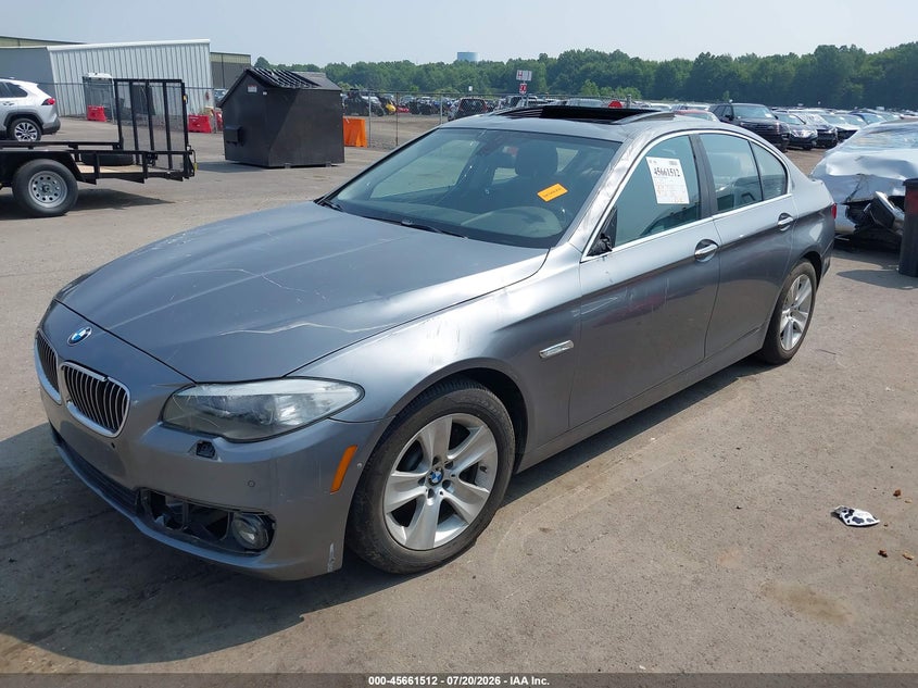 2013 BMW 5er VIN WBAXH5C52DD112032 IAAI salvage auction — ROOF, Salvage (Ohio), sold $800 on 2026-08-04 (photo 2)
