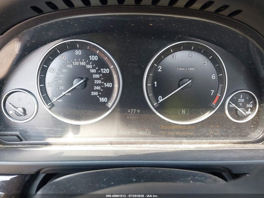 2013 BMW 5er VIN WBAXH5C52DD112032 IAAI salvage auction — ROOF, Salvage (Ohio), sold $800 on 2026-08-04 (photo 7)