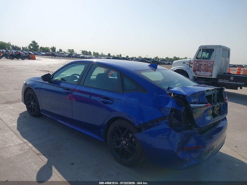 2024 Honda Civic VIN 2HGFE2F52RH539014 IAAI salvage auction — REAR END, Salvage Title, sold $10,100 on 2026-08-22 (photo 3)