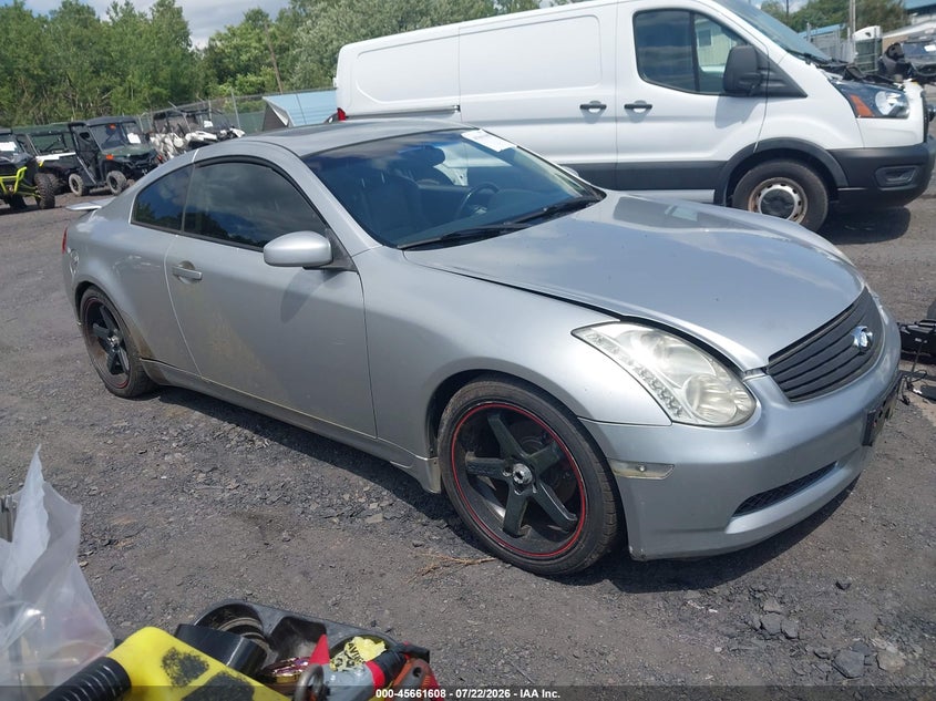 2004 Infiniti G35 VIN JNKCV54EX4M806460 IAAI salvage auction — NORMAL WEAR, Clear (Pennsylvania), sold $225 on 2026-07-28 (photo 1)
