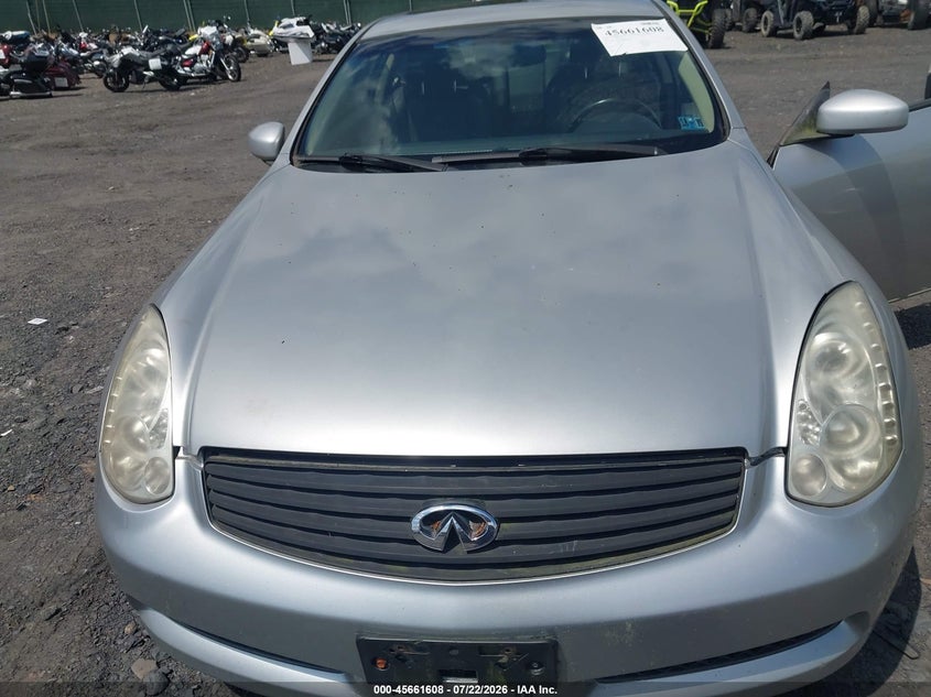 2004 Infiniti G35 VIN JNKCV54EX4M806460 IAAI salvage auction — NORMAL WEAR, Clear (Pennsylvania), sold $225 on 2026-07-28 (photo 6)