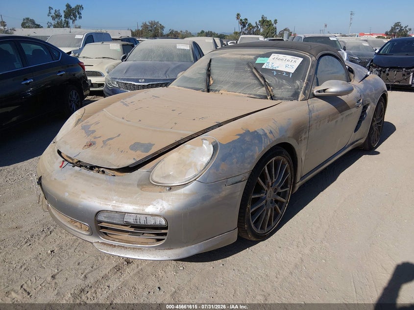 2008 Porsche Boxster VIN WP0CB29818U731147 IAAI salvage auction — UNKNOWN, Salvage (California), sold $5,175 on 2026-08-17 (photo 2)