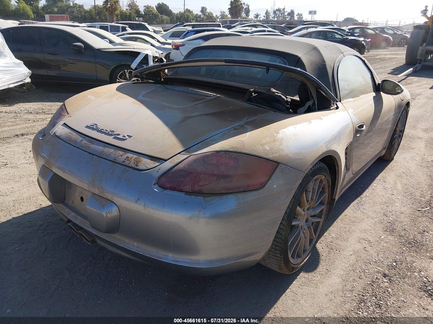 2008 Porsche Boxster VIN WP0CB29818U731147 IAAI salvage auction — UNKNOWN, Salvage (California), sold $5,175 on 2026-08-17 (photo 4)