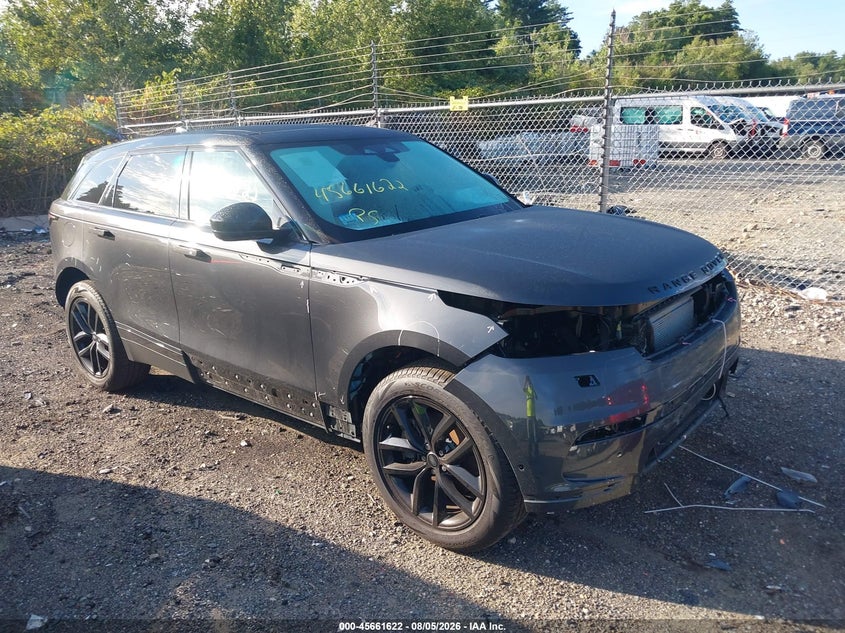 2025 Land rover Range rover velar VIN SALYJ2EX4SA802140 IAAI salvage auction — FRONT END, Wait Title, sold $22,425 on 2026-09-11 (photo 1)