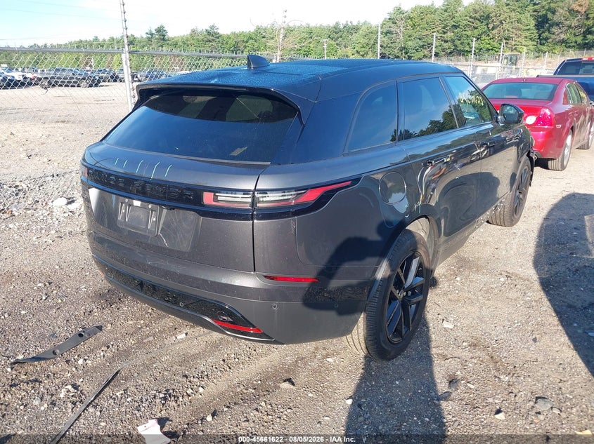 2025 Land rover Range rover velar VIN SALYJ2EX4SA802140 IAAI salvage auction — FRONT END, Wait Title, sold $22,425 on 2026-09-11 (photo 4)
