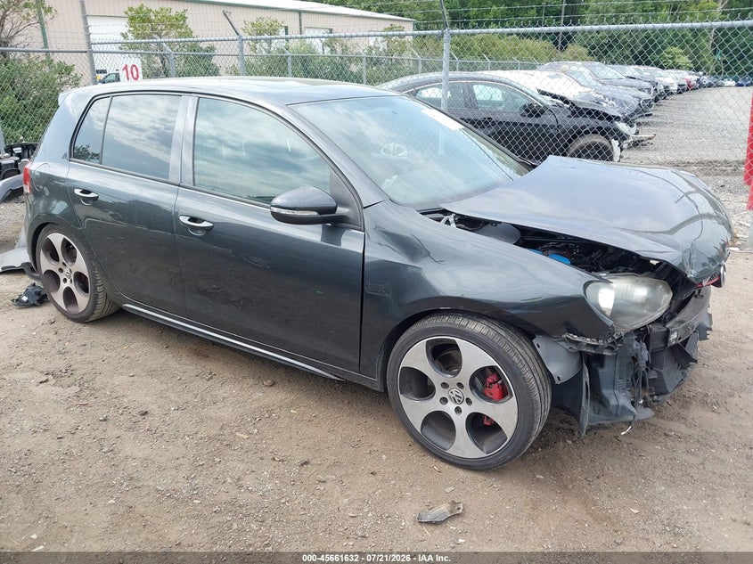 2011 Volkswagen Gti VIN WVWHV7AJ2BW021677 IAAI salvage auction — FRONT END, Clear (Virginia), sold $725 on 2026-08-17 (photo 1)