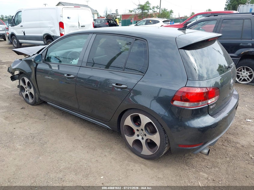 2011 Volkswagen Gti VIN WVWHV7AJ2BW021677 IAAI salvage auction — FRONT END, Clear (Virginia), sold $725 on 2026-08-17 (photo 3)