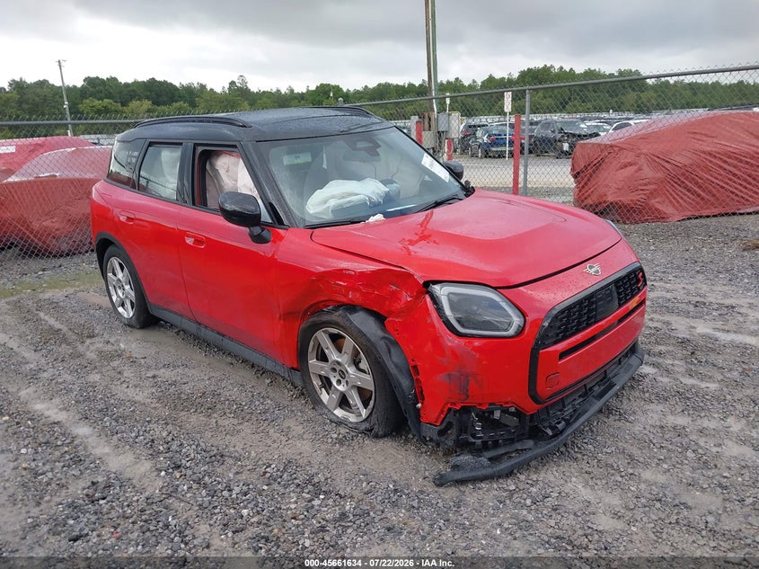 2026 Mini Countryman VIN WMZ23GA06T7V31027 IAAI salvage auction — SIDE, Rebuildable (Florida), sold $9,000 on 2026-07-26 (photo 1)
